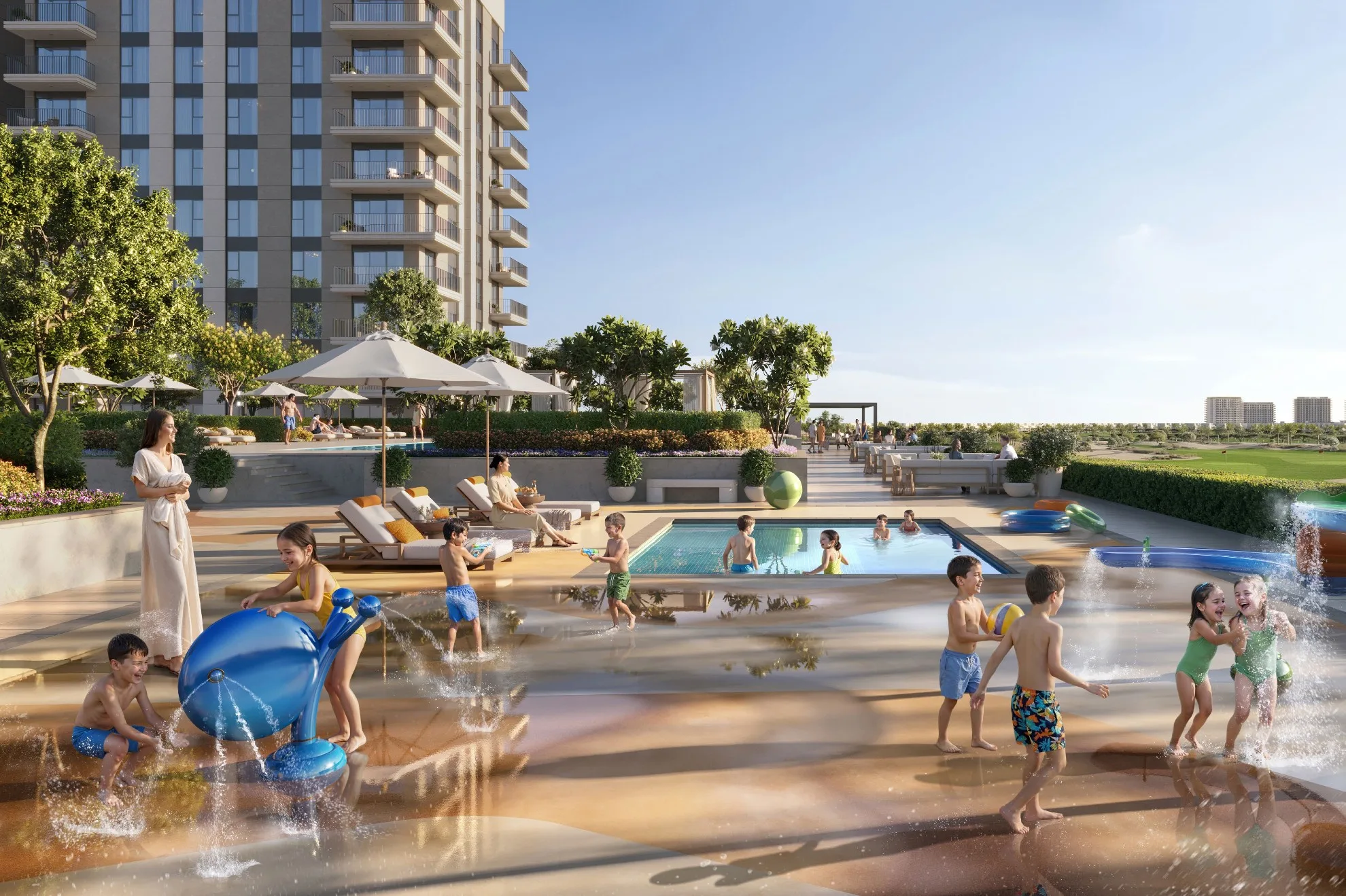 Lunaya Terraces with layered balconies and integrated planting