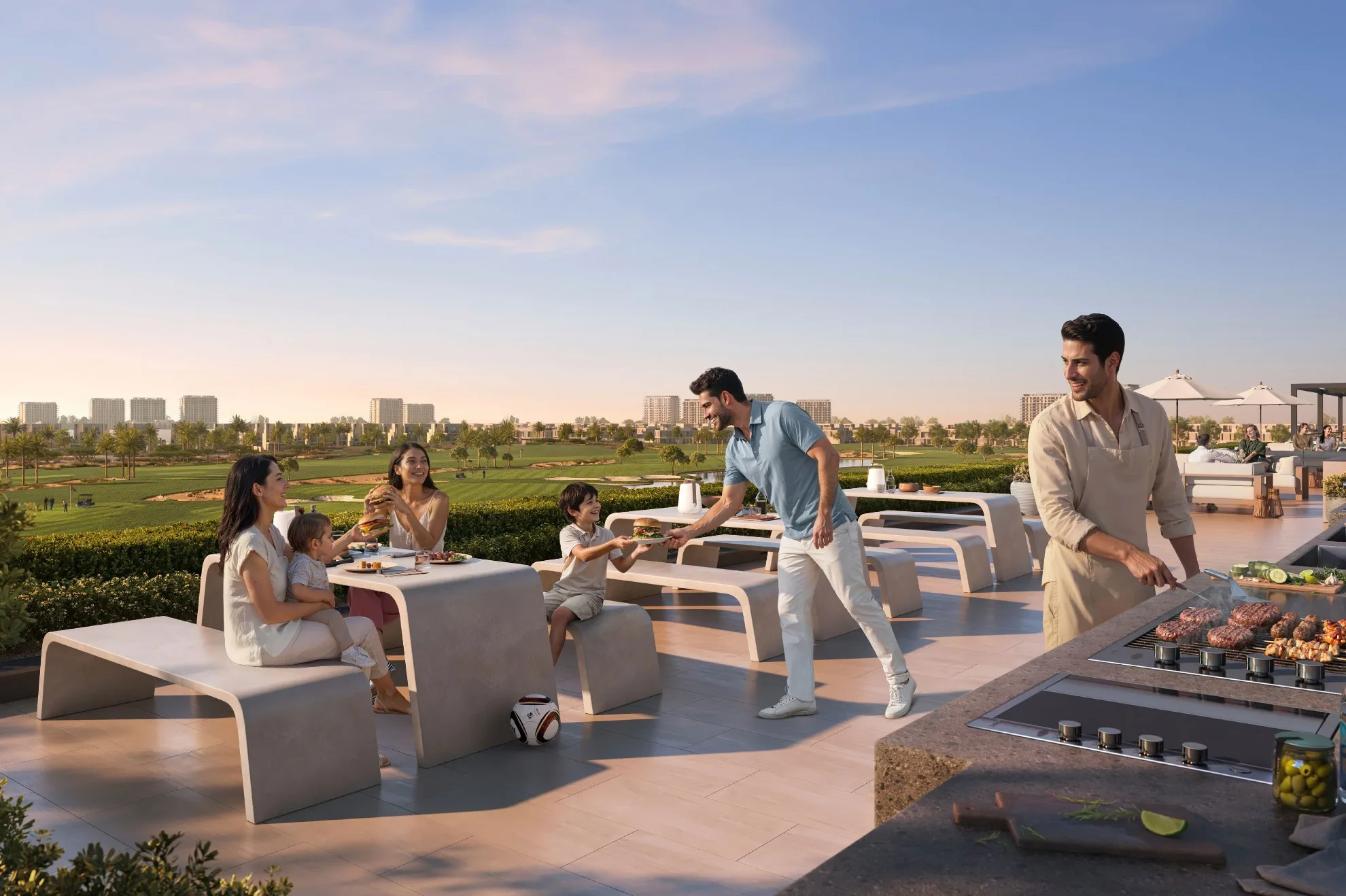 Rooftop living at Lunaya